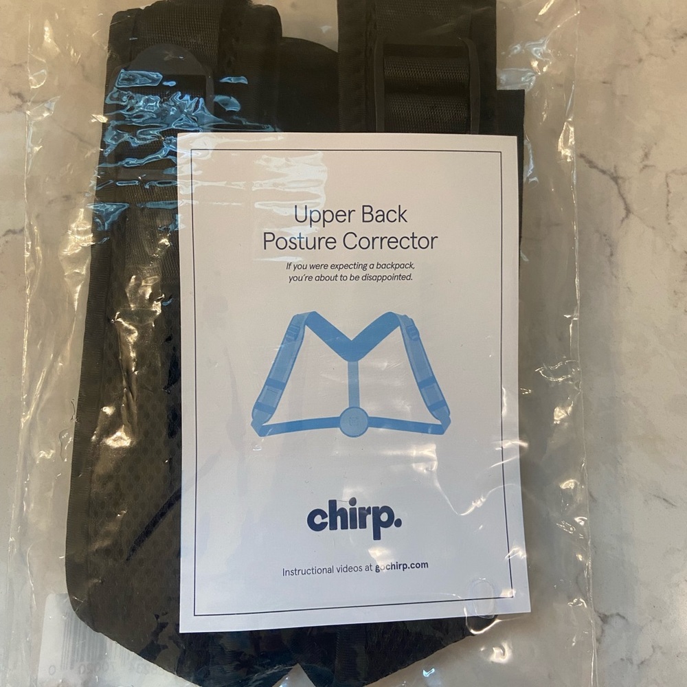 NWT - Chirp Upper Back Posture Protector